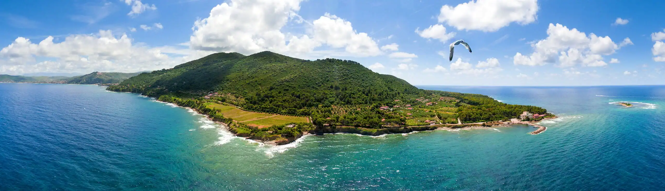 Panorama del Cilento - vista dal B&B Antonella